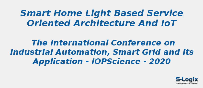 Smart Home Light Based Service Oriented Architecture And IoT