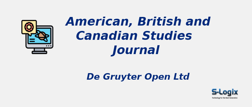 American, British and Canadian Studies Journal With Cite Score