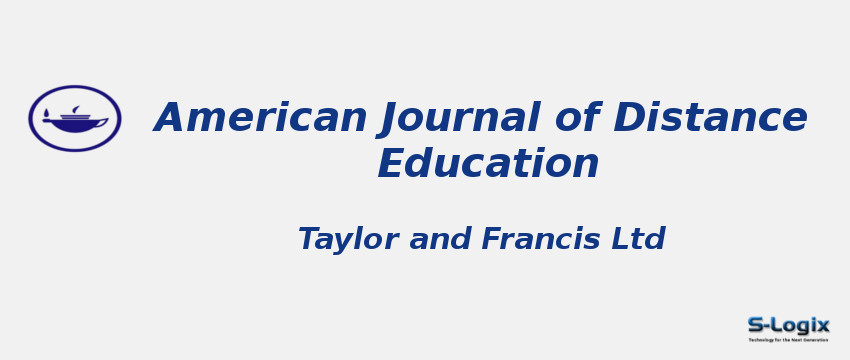 American Journal of Distance Education With Cite Score