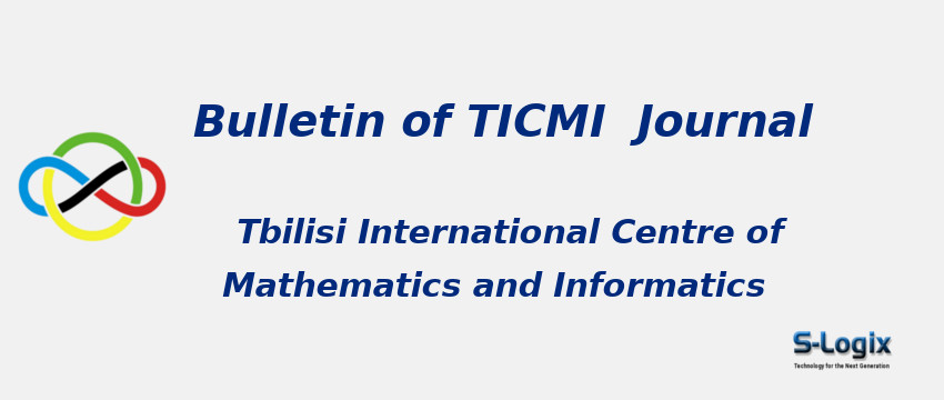 Bulletin of TICMI Journal With Cite Score