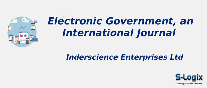 Electronic Government, an International Journal With Cite Score