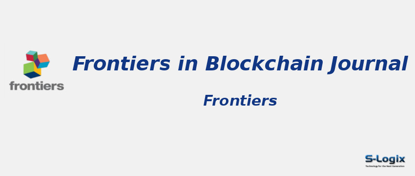 Frontiers in Blockchain Journal With Cite Score