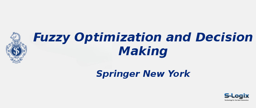Fuzzy Optimization and Decision Making Journal - Springer Fuzzy Optimization and Decision Making Journal