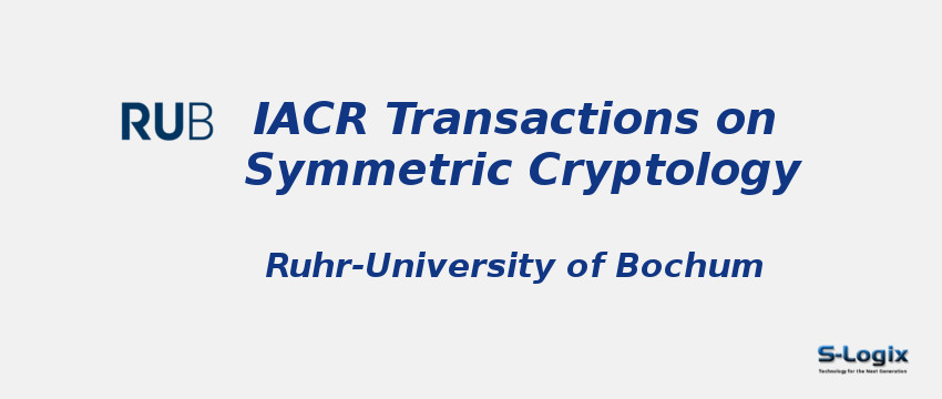 IACR Transactions on Symmetric Cryptology Journal With Cite Score