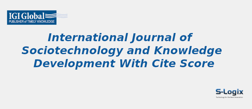 International Journal of Sociotechnology and Knowledge Development With Cite Score