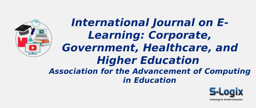 International Journal on E-Learning: Corporate, Government, Healthcare, and Higher Education With Cite Score