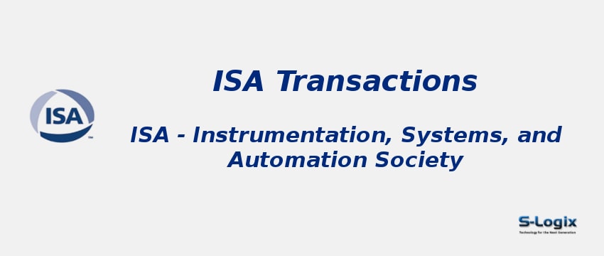 ISA Transactions Journal - Impact Factor