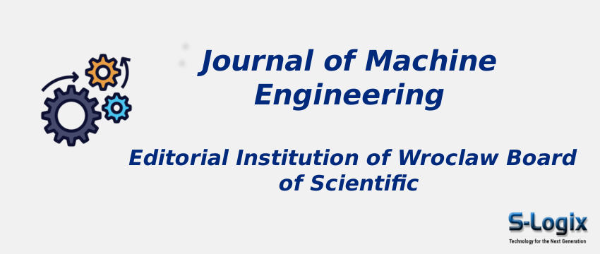 Journal of Machine Engineering With Cite Score