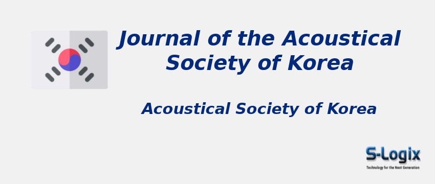 Journal of the Acoustical Society of Korea With Cite Score