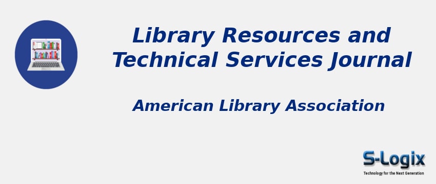 Library Resources and Technical Services Journal With Cite Score