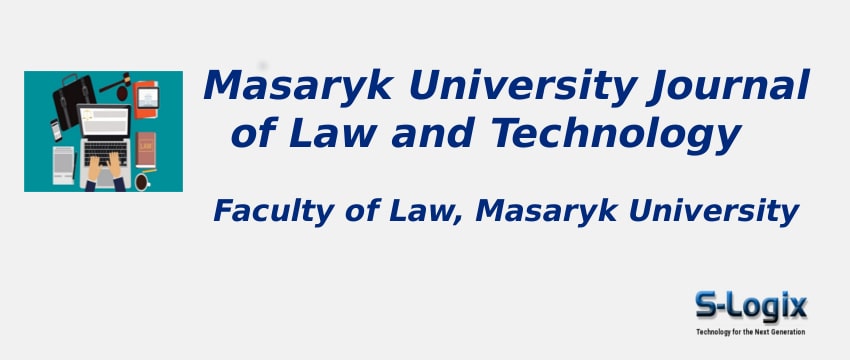 Masaryk University Journal of Law and Technology With Cite Score