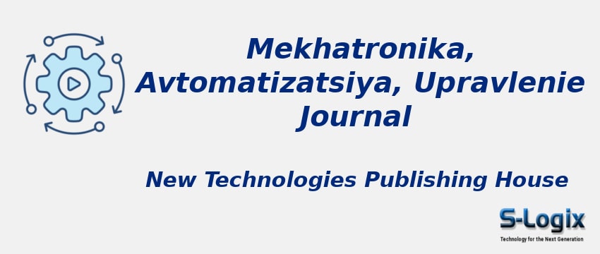 Mekhatronika, Avtomatizatsiya, Upravlenie Journal With Cite Score