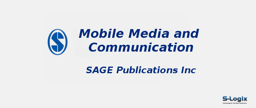 Mobile Media and Communication Journal - SAGE - Impact Factor