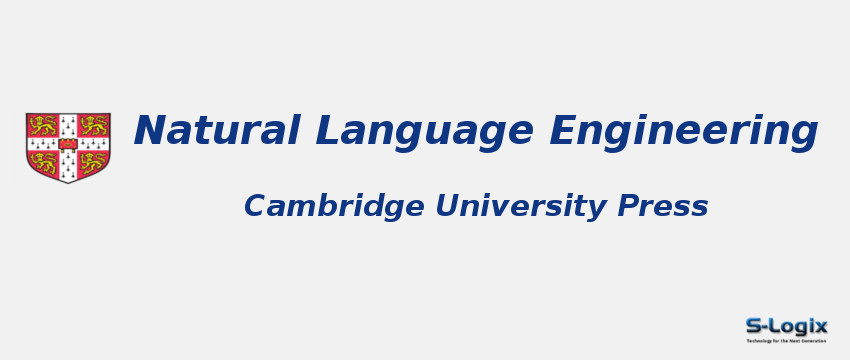 Natural Language Engineering Journal - Cambridge University Press
