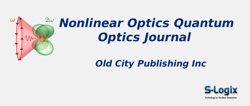 Nonlinear Optics Quantum Optics Journal With Cite Score