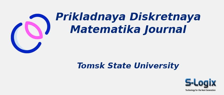 Prikladnaya Diskretnaya Matematika Journal With Cite Score