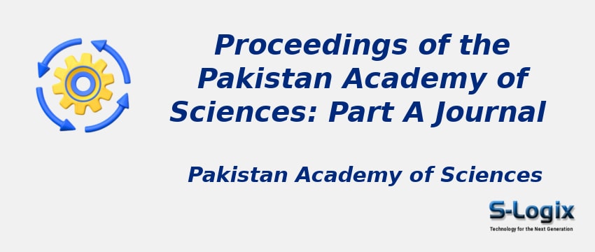 Proceedings of the Pakistan Academy of Sciences: Part A Journal With Cite Score