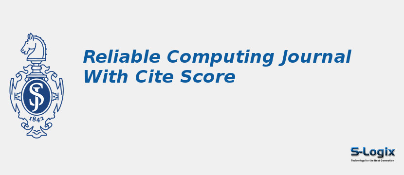 Reliable Computing Journal With Cite Score