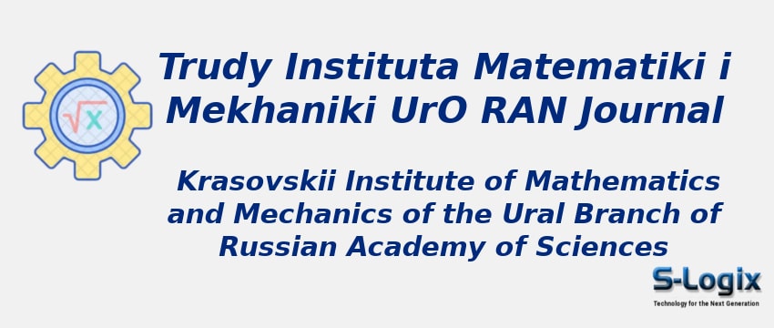 Trudy Instituta Matematiki i Mekhaniki UrO RAN Journal With Cite Score