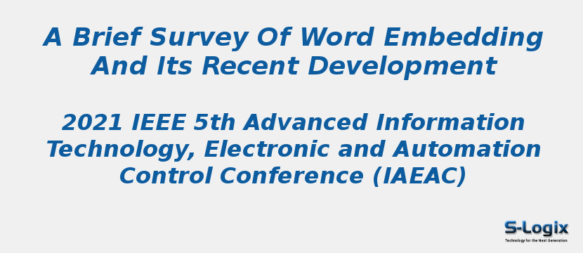 A Brief Survey Of Word Embedding And Its Recent Development