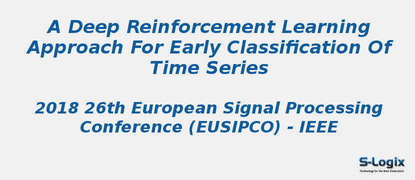 A Deep Reinforcement Learning Approach For Early Classification Of Time Series