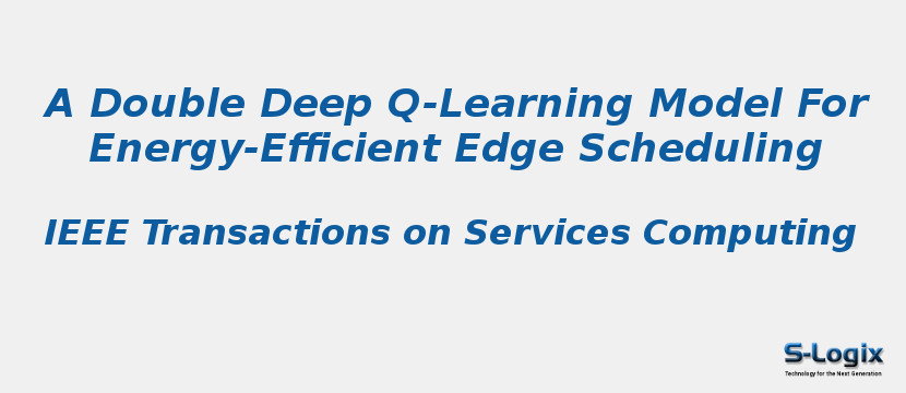 A Double Deep Q-Learning Model For Energy-Efficient Edge Scheduling