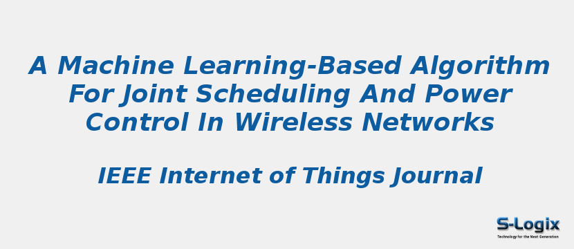 A Machine Learning-Based Algorithm For Joint Scheduling And Power Control In Wireless Networks