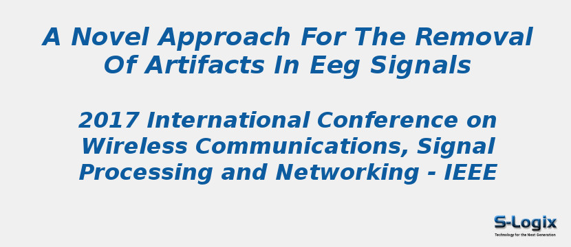 A Novel Approach For The Removal Of Artifacts In Eeg Signals