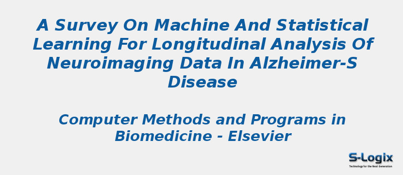 Machine Learning for Longitudinal Analysis of Neuroimaging | S-Logix