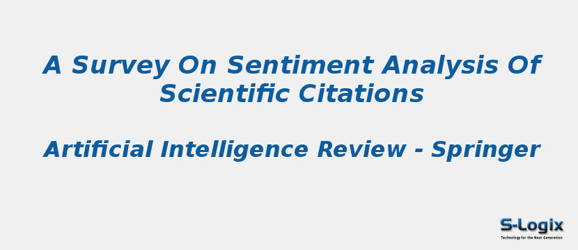 A Survey On Sentiment Analysis Of Scientific Citations