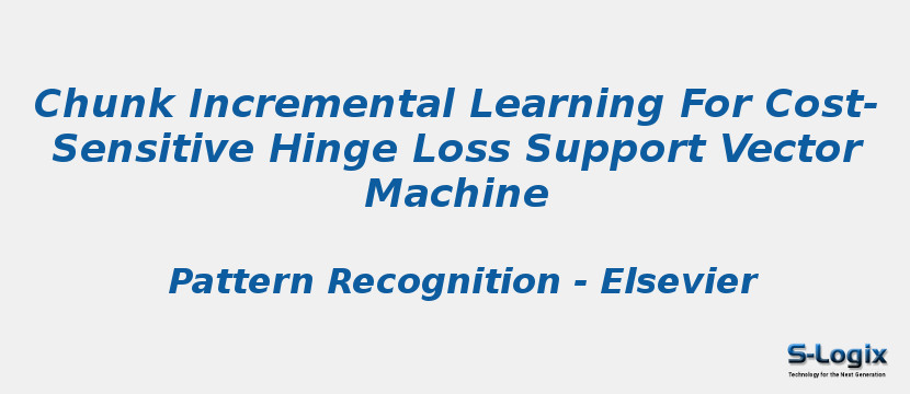 Chunk Incremental Learning For Cost-Sensitive Hinge Loss Support Vector Machine