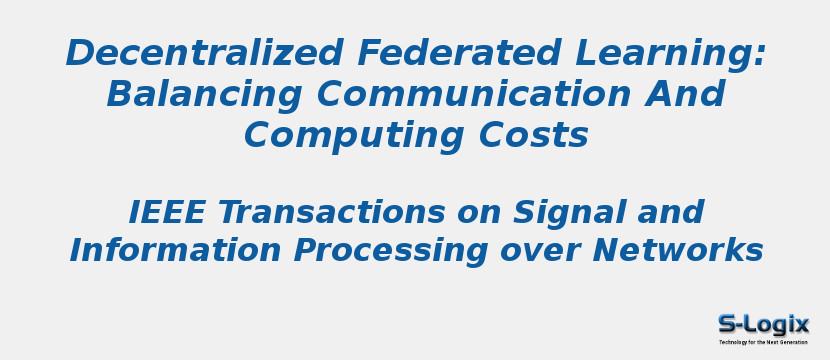 Decentralized Federated Learning: Balancing Communication And Computing Costs