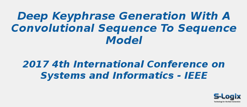 Deep Keyphrase Generation With A Convolutional Sequence To Sequence Model