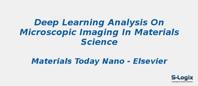 Deep Learning Analysis On Microscopic Imaging In Materials Science