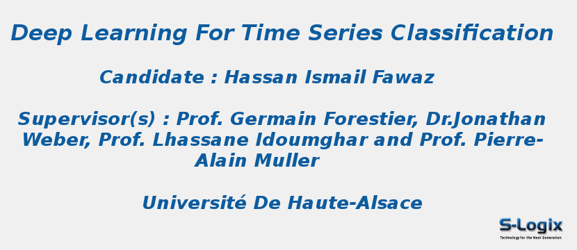 Deep Learning For Time Series Classification