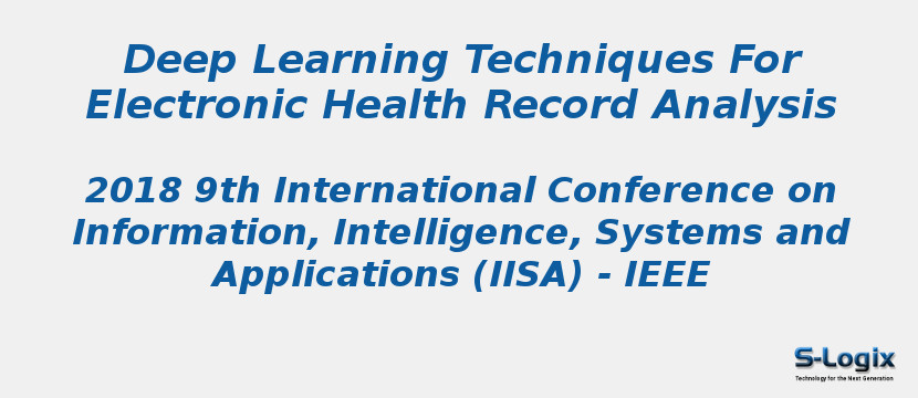 Deep Learning Techniques For Electronic Health Record Analysis