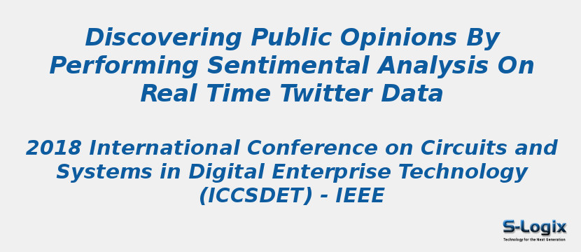 Discovering Public Opinions By Performing Sentimental Analysis On Real Time Twitter Data