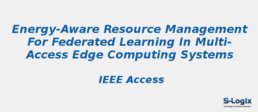Energy-Aware Resource Management For Federated Learning In Multi-Access Edge Computing Systems