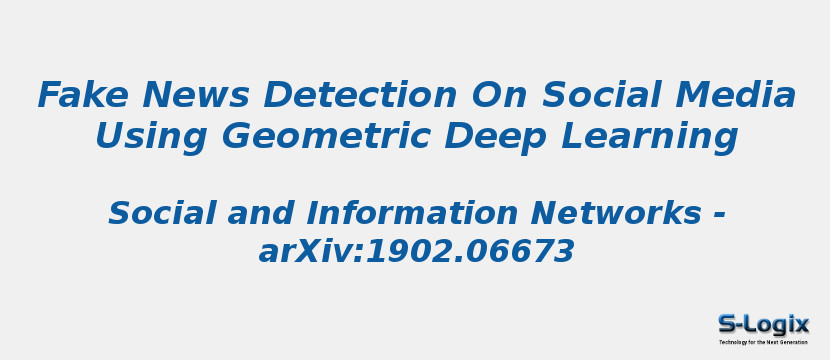 Geometric Deep Learning | S-Logix