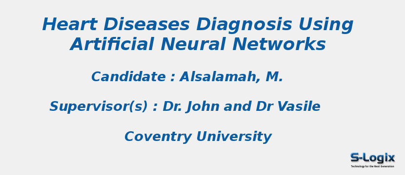 Heart Diseases Diagnosis Using Artificial Neural Networks