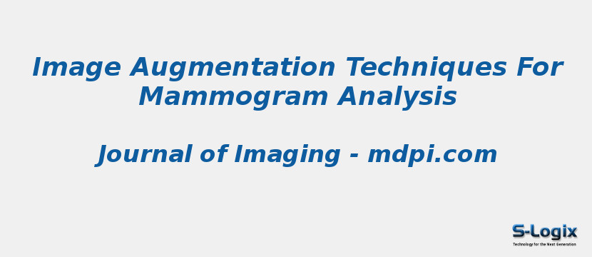 Image Augmentation Techniques For Mammogram Analysis