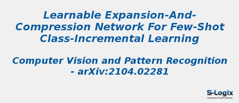 Learnable Expansion-and-Compression Network | S-Logix