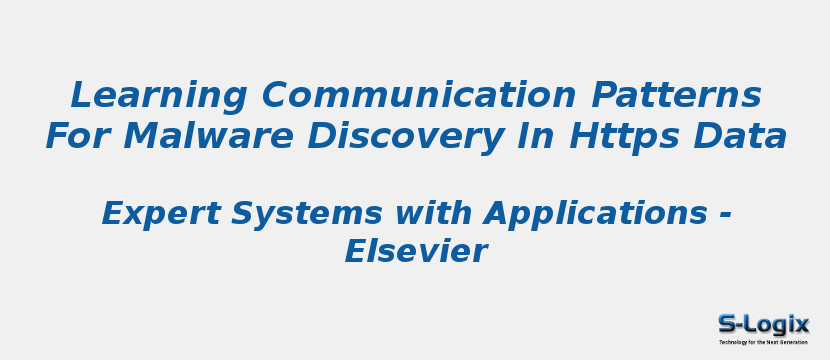 Learning Communication Patterns For Malware Discovery In Https Data