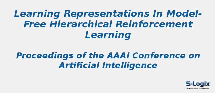 Learning Representations In Model-Free Hierarchical Reinforcement Learning