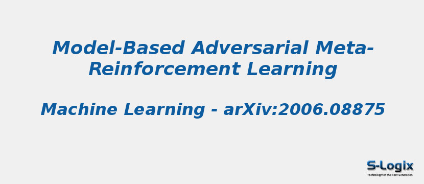 Model-Based Adversarial Meta-Reinforcement Learning