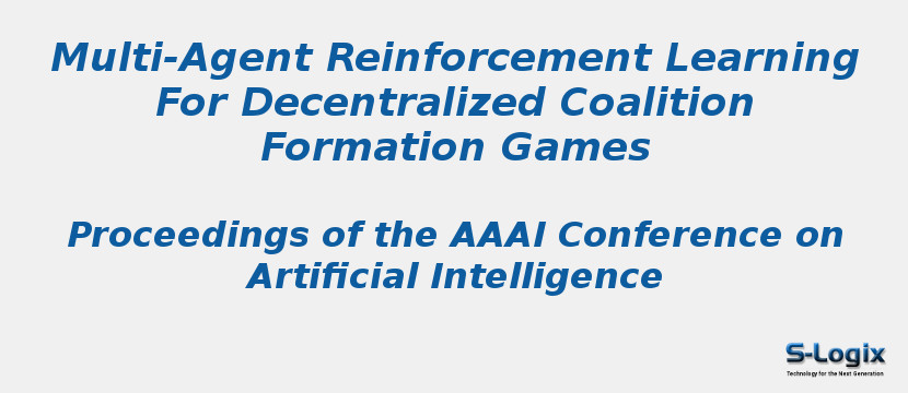 Multi-Agent Reinforcement Learning For Decentralized Coalition Formation Games