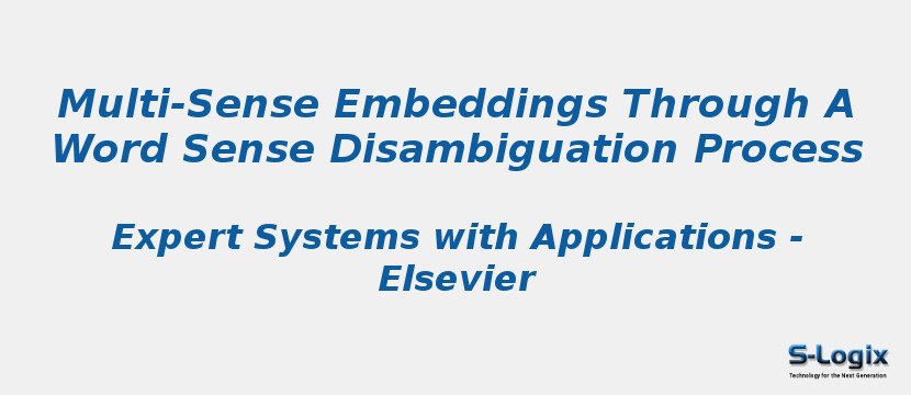 Multi-Sense Embeddings Through A Word Sense Disambiguation Process