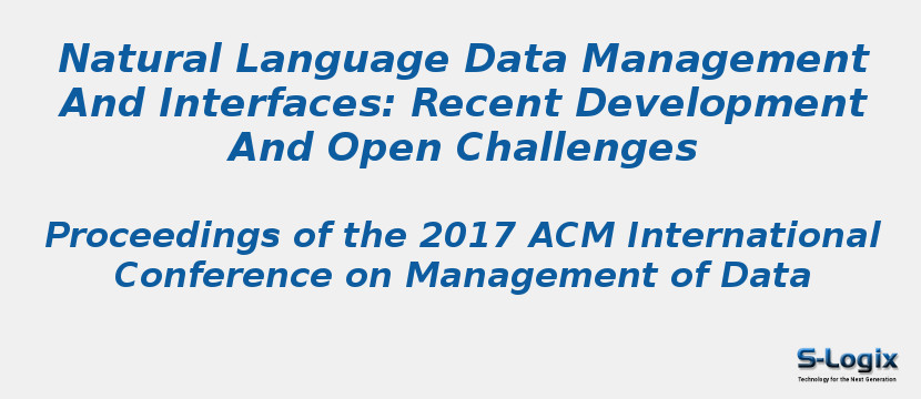 Natural Language Data Management And Interfaces: Recent Development And Open Challenges