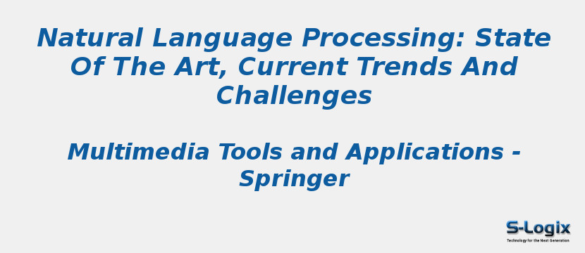 Natural Language Processing: State Of The Art, Current Trends And Challenges