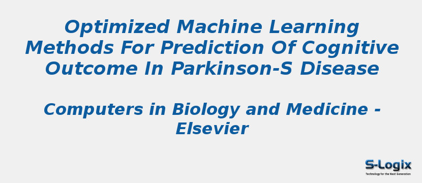 Optimized Machine Learning Methods For Prediction Of Cognitive Outcome In Parkinson-S Disease